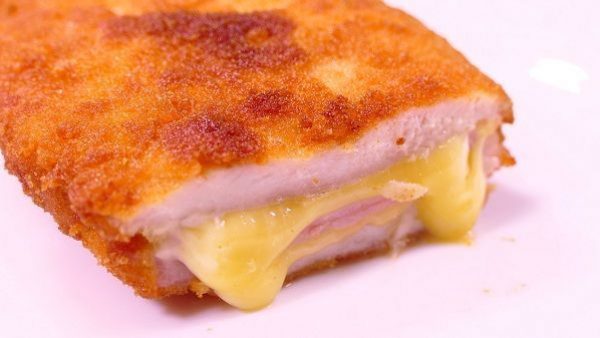 Pechuga de pollo con jamón y queso